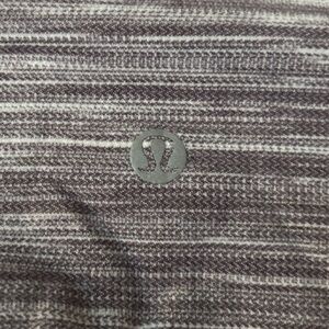 Lululemon Striped Gray-Purple Leggings